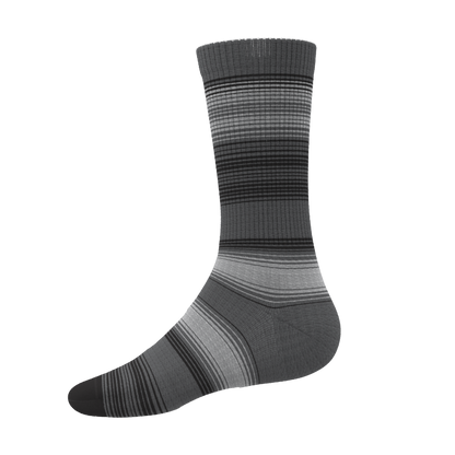 The Static Channel | Stripe Heel Hammock™ Crew Socks