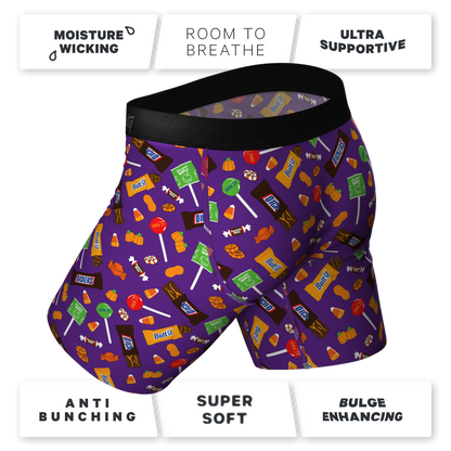 The Biggie Balls | Buff Check Long Leg Ball Hammock® Pouch Underwear With Fly