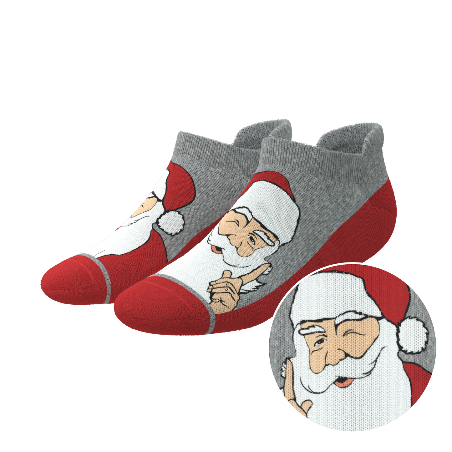 The Stocking | Santa Claus Heel Hammock™ Ankle Socks