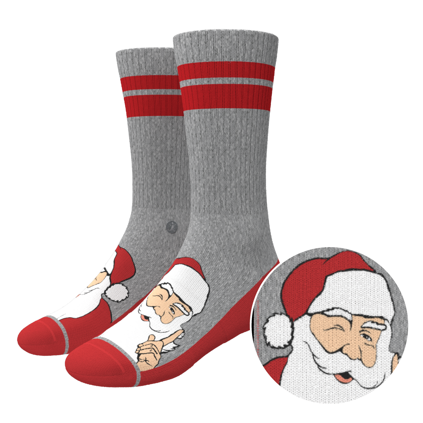 The Stocking | Santa Claus Heel Hammock™ Crew Socks