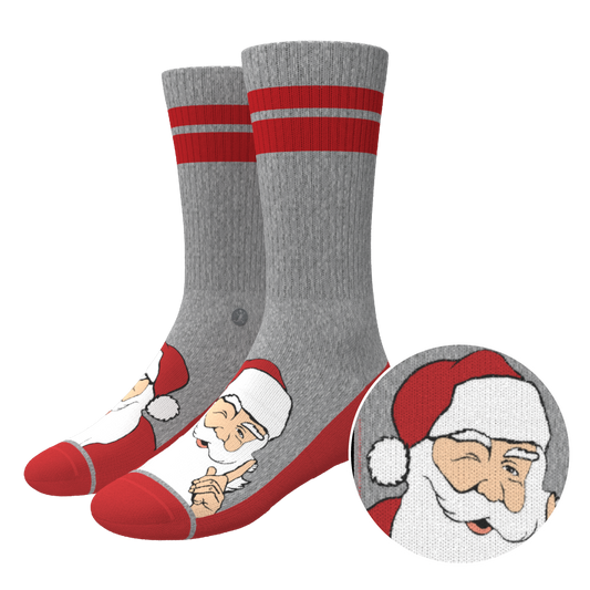 The Stocking | Santa Claus Heel Hammock™ Crew Socks