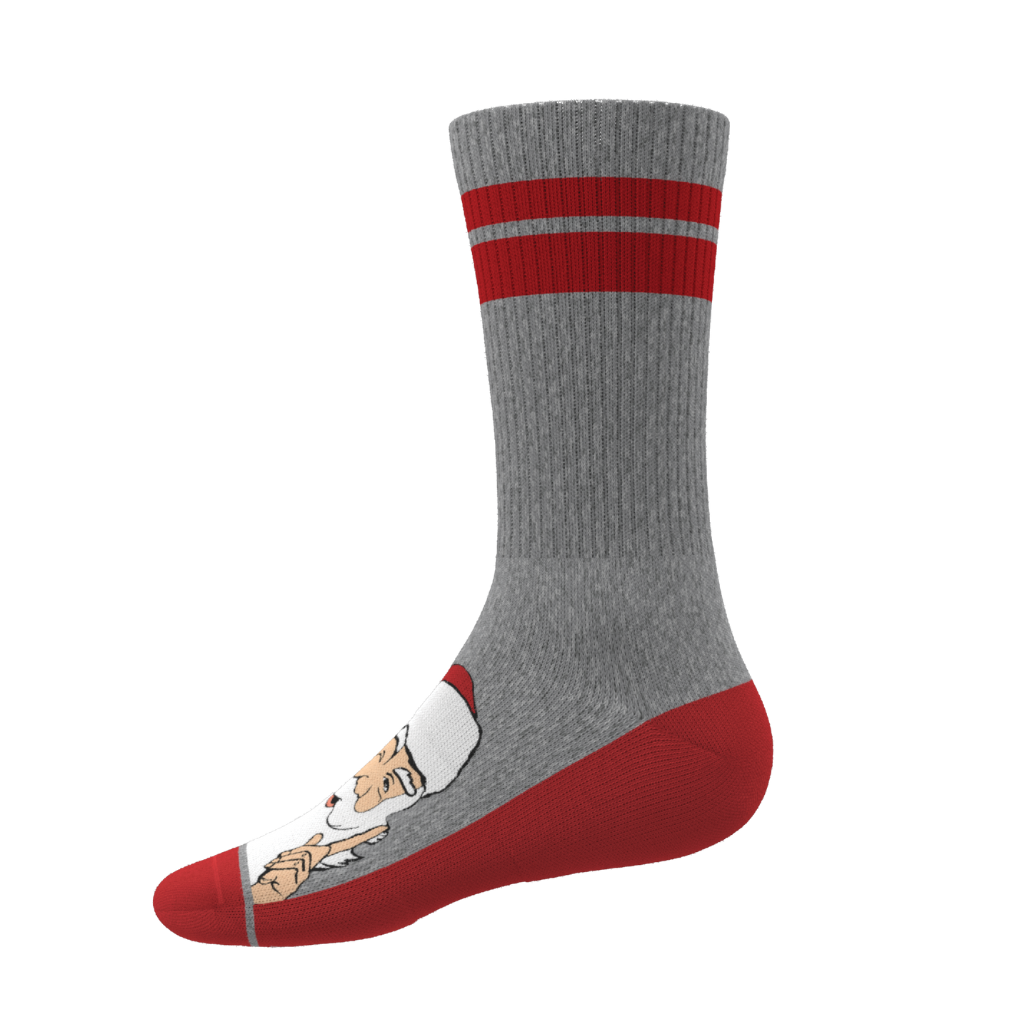 The Stocking | Santa Claus Heel Hammock™ Crew Socks