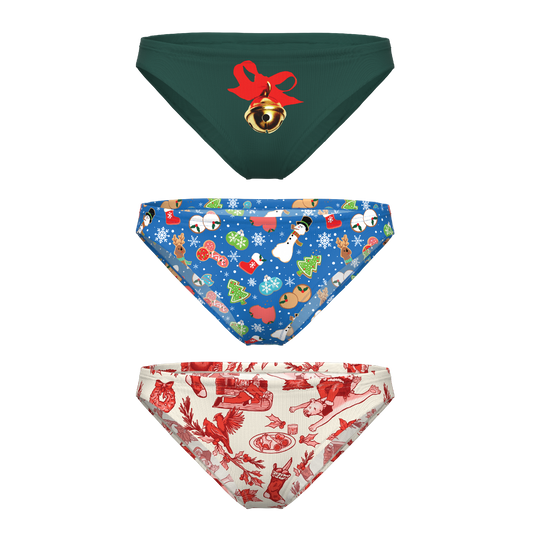 The Stocking Stuffer | Bikini Underwear 3 Pack