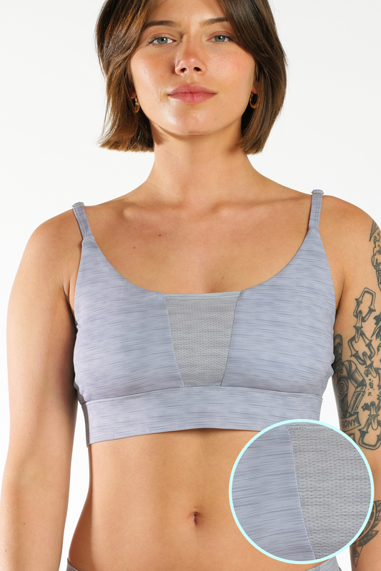 The Storm Cloud | Grey paradICE™ Cooling Bralette