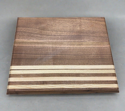 Modern Walnut Mixed with Maple Side grain Cutting Board