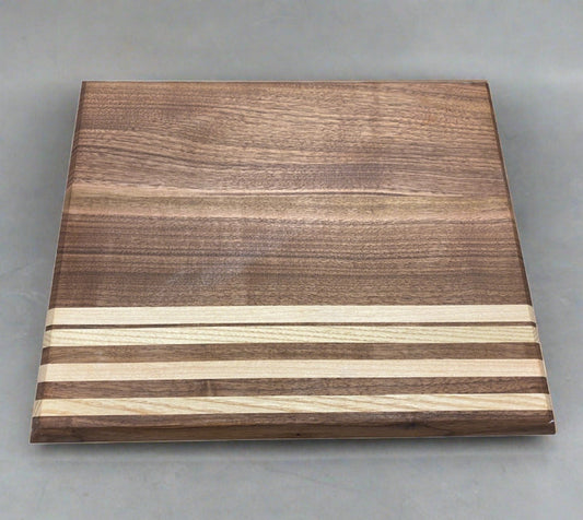 Modern Walnut Mixed with Maple Side grain Cutting Board