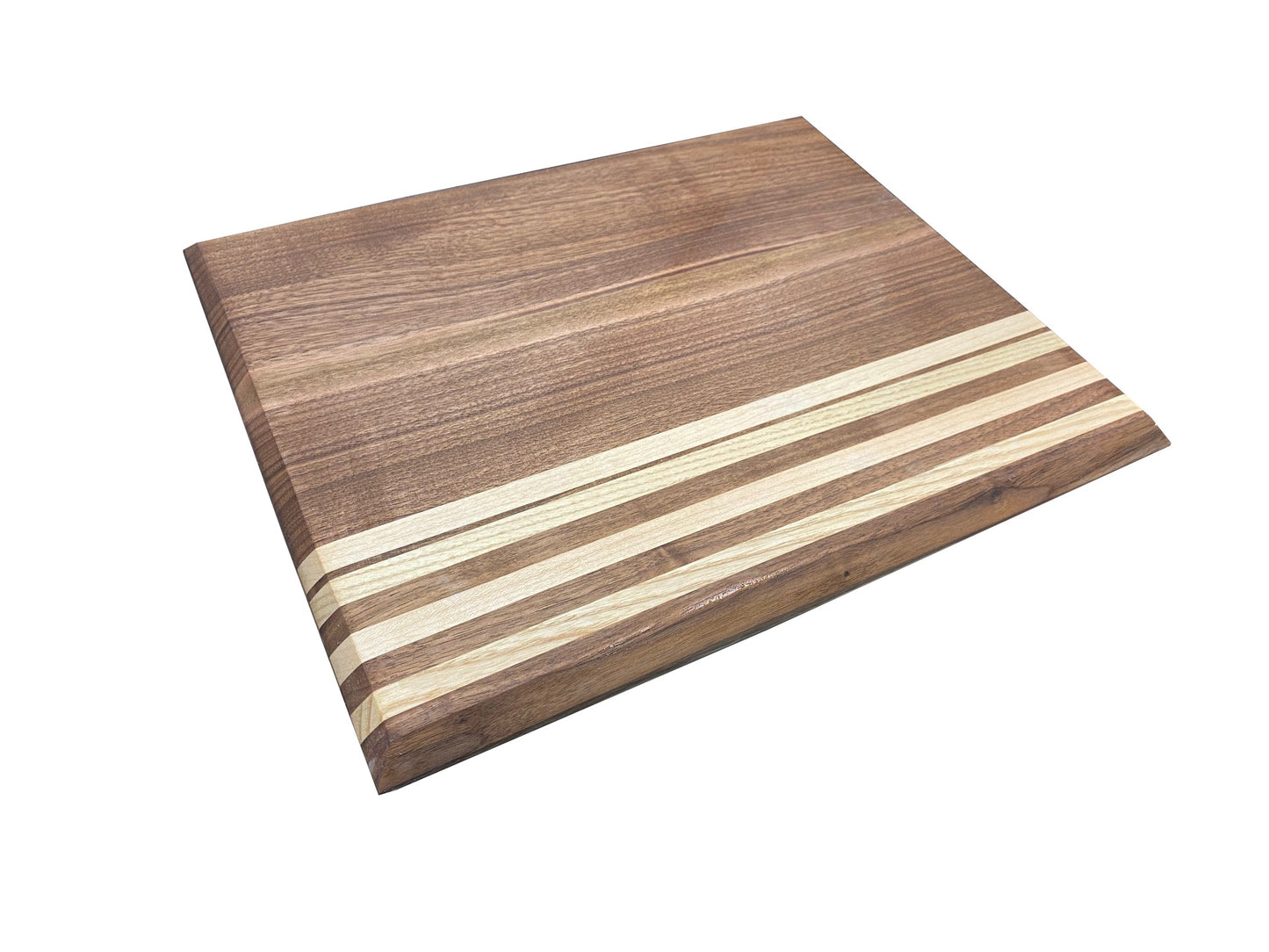 Modern Walnut Mixed with Maple Side grain Cutting Board