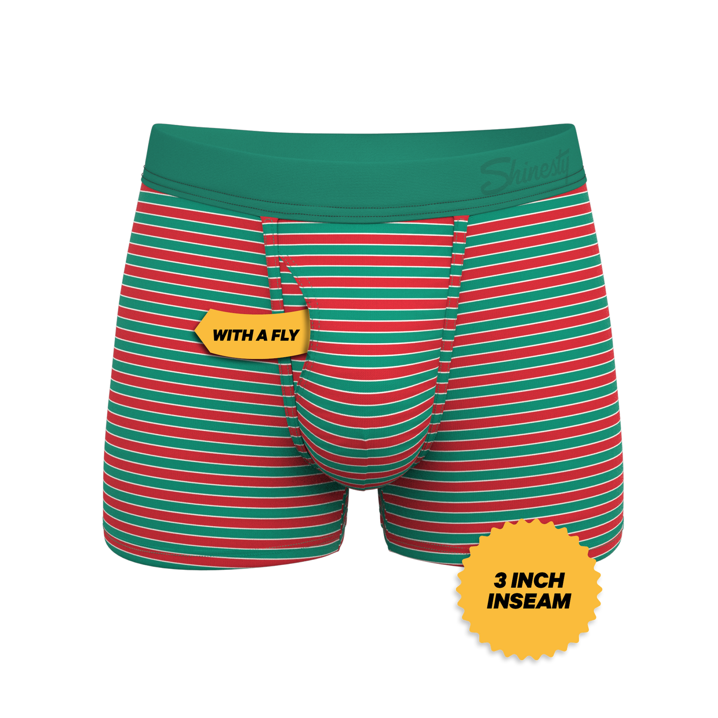 The Stripe Club | Christmas Striped Ball Hammock® Pouch Trunks Underwear