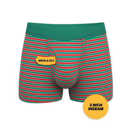 The Stripe Club | Christmas Striped Ball Hammock® Pouch Trunks Underwear