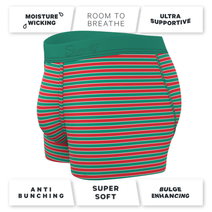 The Stripe Club | Christmas Striped Ball Hammock® Pouch Trunks Underwear