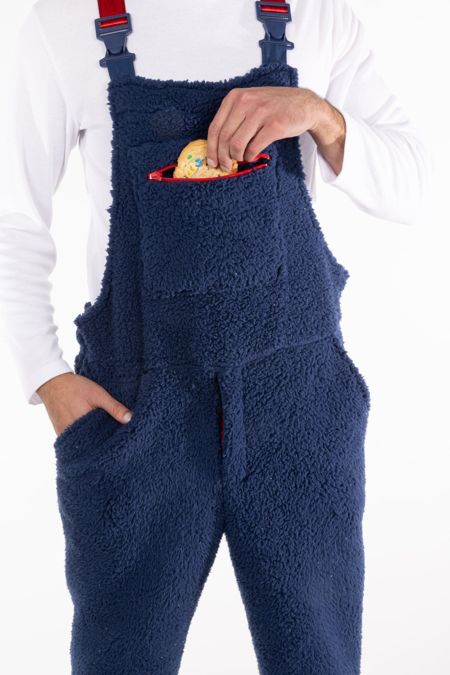 The Counting Sheep | Navy Sherpa Pajamaralls®