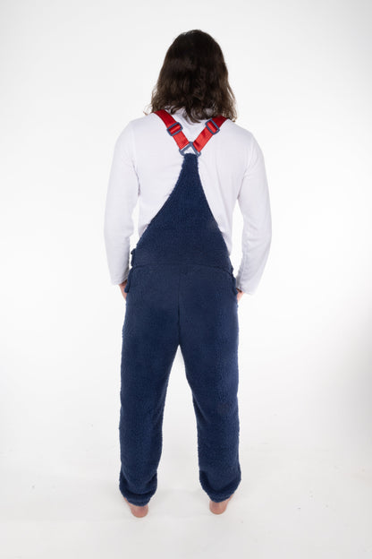 The Counting Sheep | Navy Sherpa Pajamaralls®