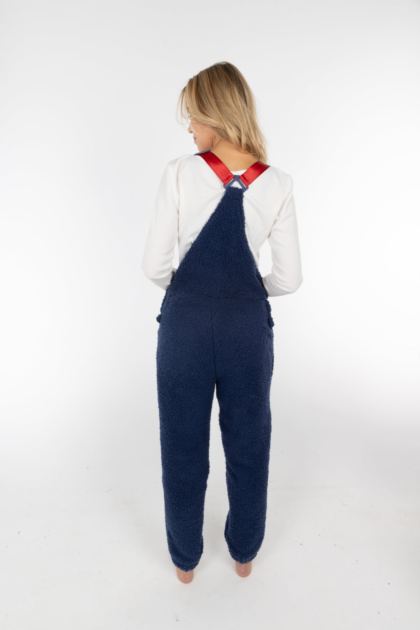 The Counting Sheep | Navy Sherpa Pajamaralls®