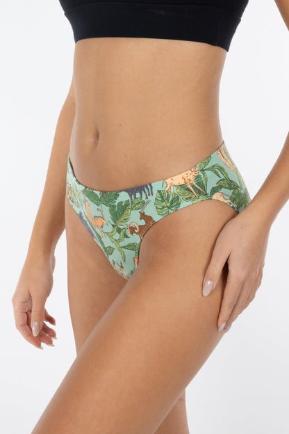 The Hornography | Tropical Animals Modal Bikini Underwear