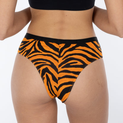 The Feral Feline | Tiger Print Cheeky Underwear