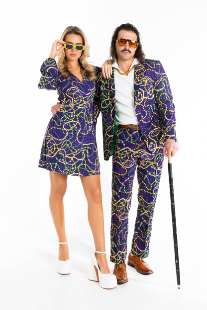 The Carnival Krewe | Mardi Gras Beads Suit