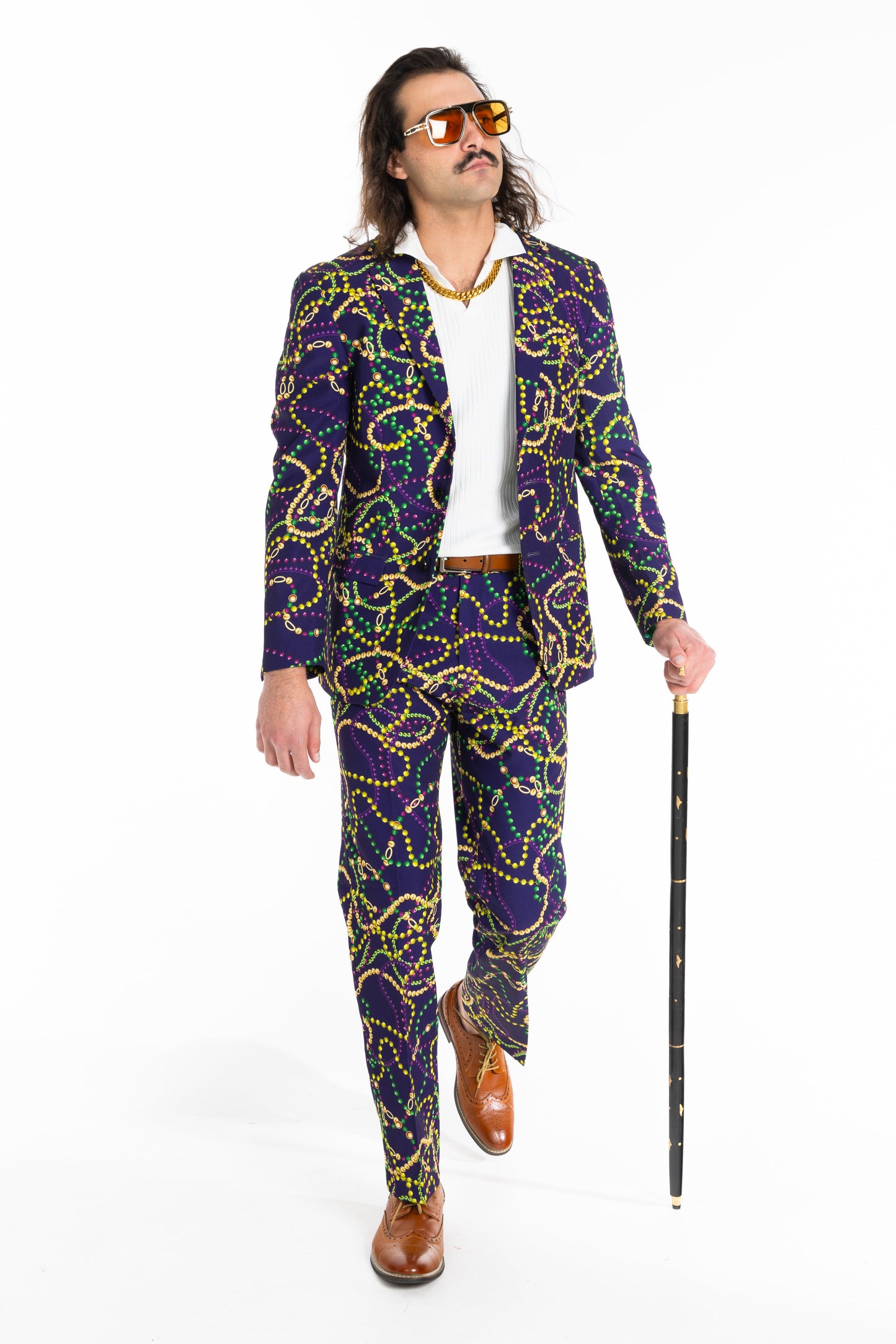 The Carnival Krewe | Mardi Gras Beads Suit