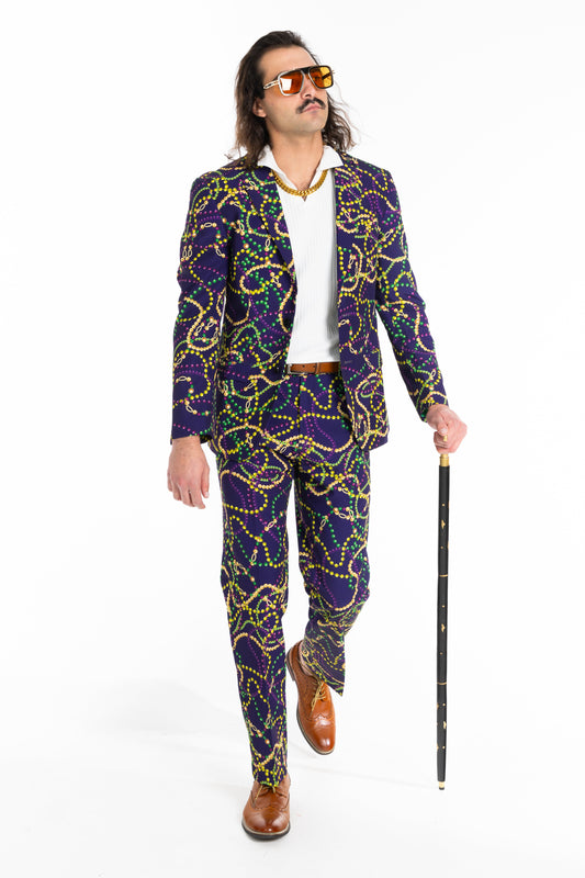 The Carnival Krewe | Mardi Gras Beads Suit