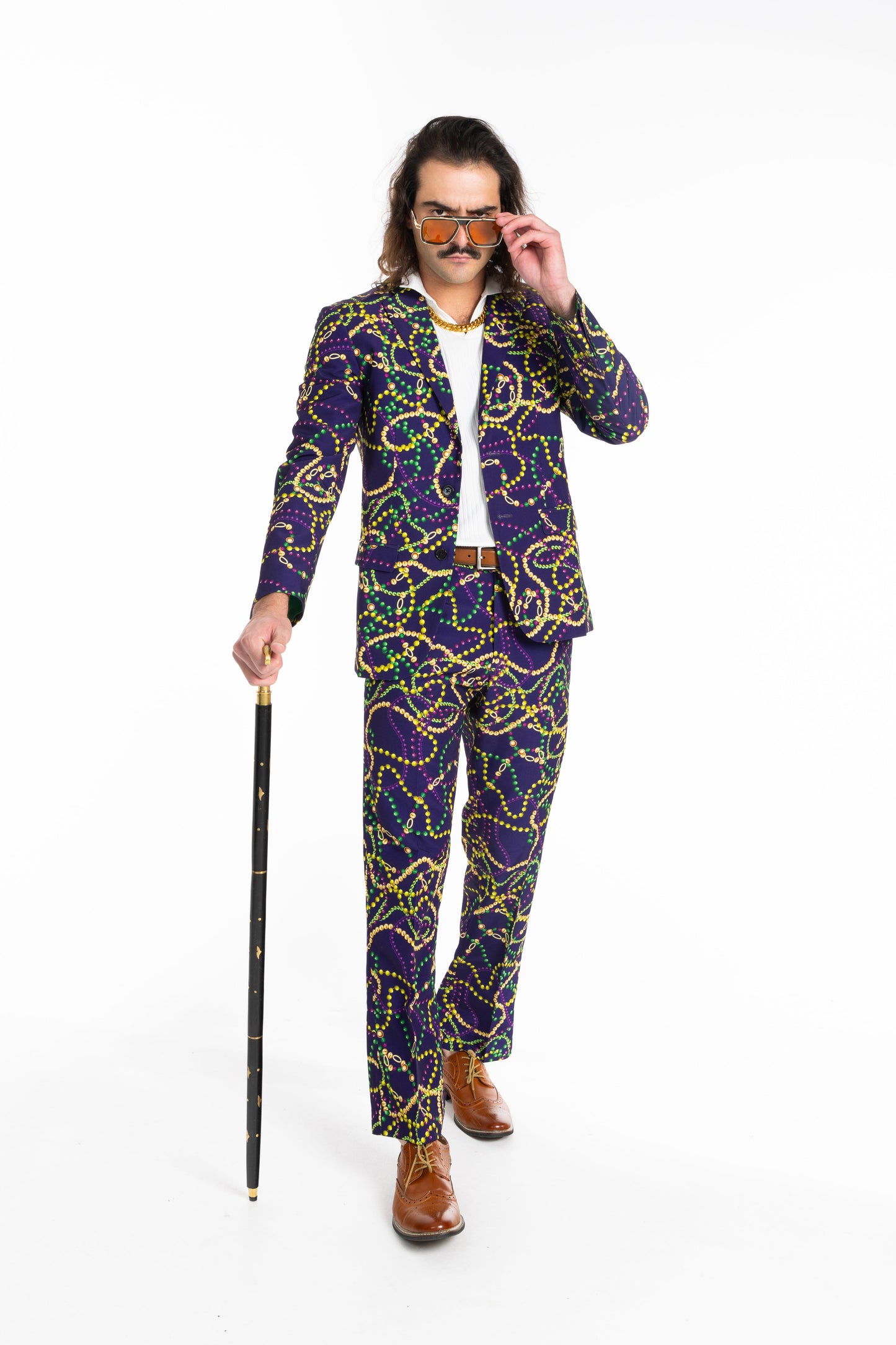 The Carnival Krewe | Mardi Gras Beads Suit