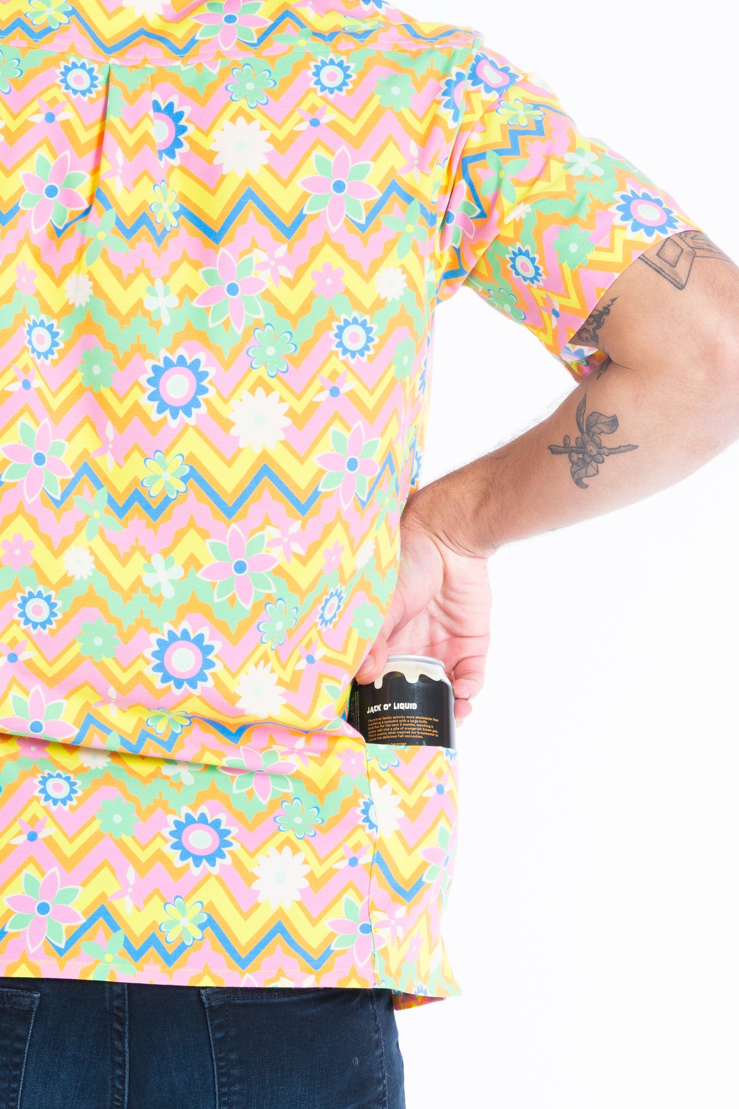 The Solar Flower | Trippy Floral Hawaiian Shirt