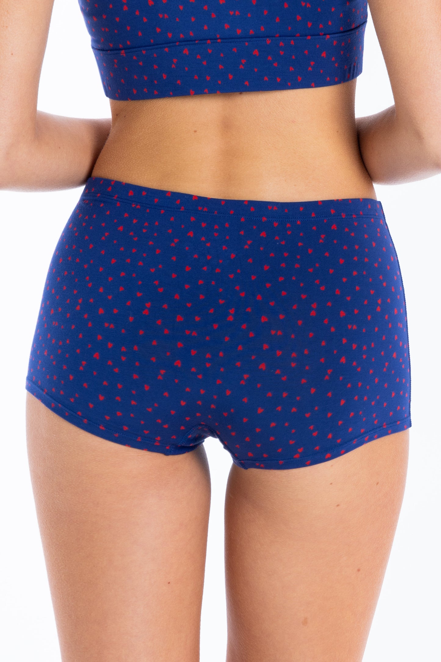 The Heartthrob | Tiny Hearts Valentines Day Modal Boyshort Underwear