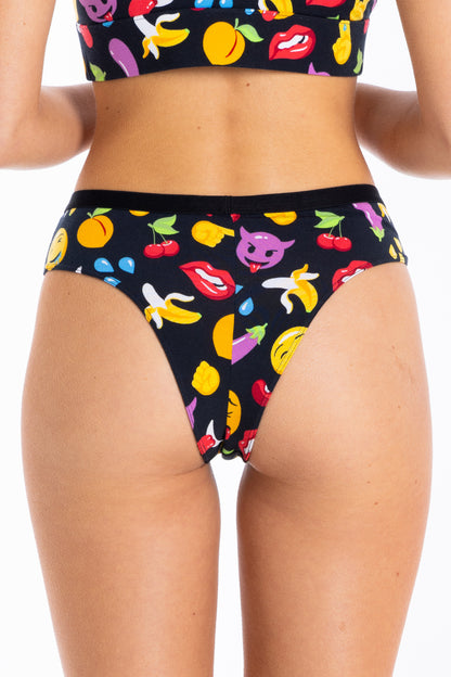 The Flirt | Emoji Cheeky Underwear