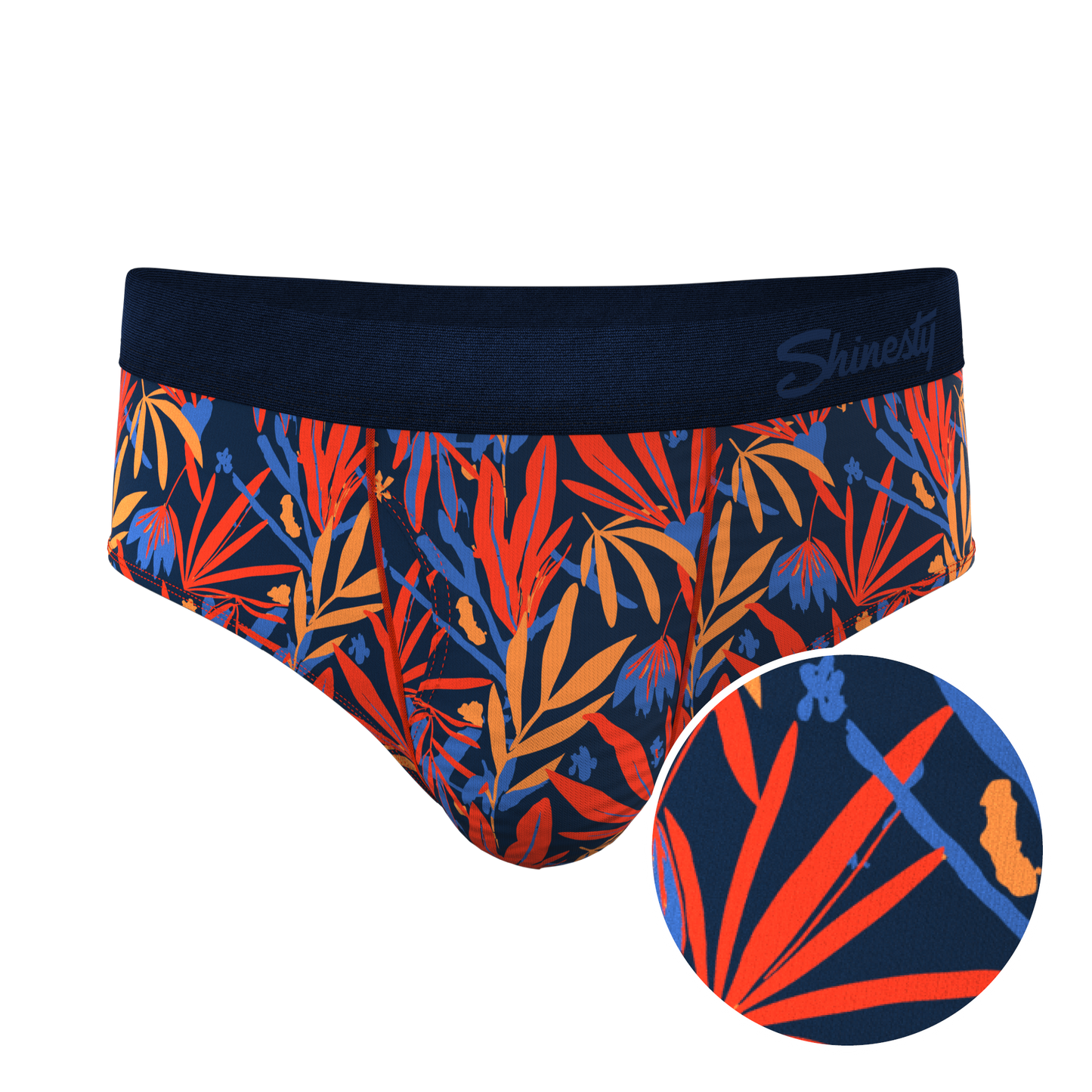 The San Diego Sunrise | Tropical Foliage Ball Hammock® Pouch Underwear Briefs