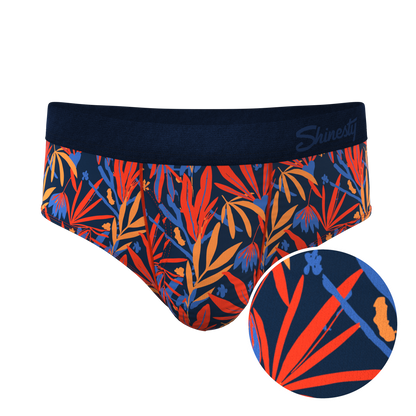 The San Diego Sunrise | Tropical Foliage Ball Hammock® Pouch Underwear Briefs