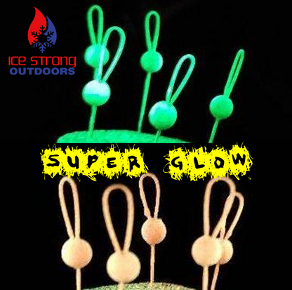 SUPER GLOW ORIGINAL Ice Strong Titanium Spring Bobber