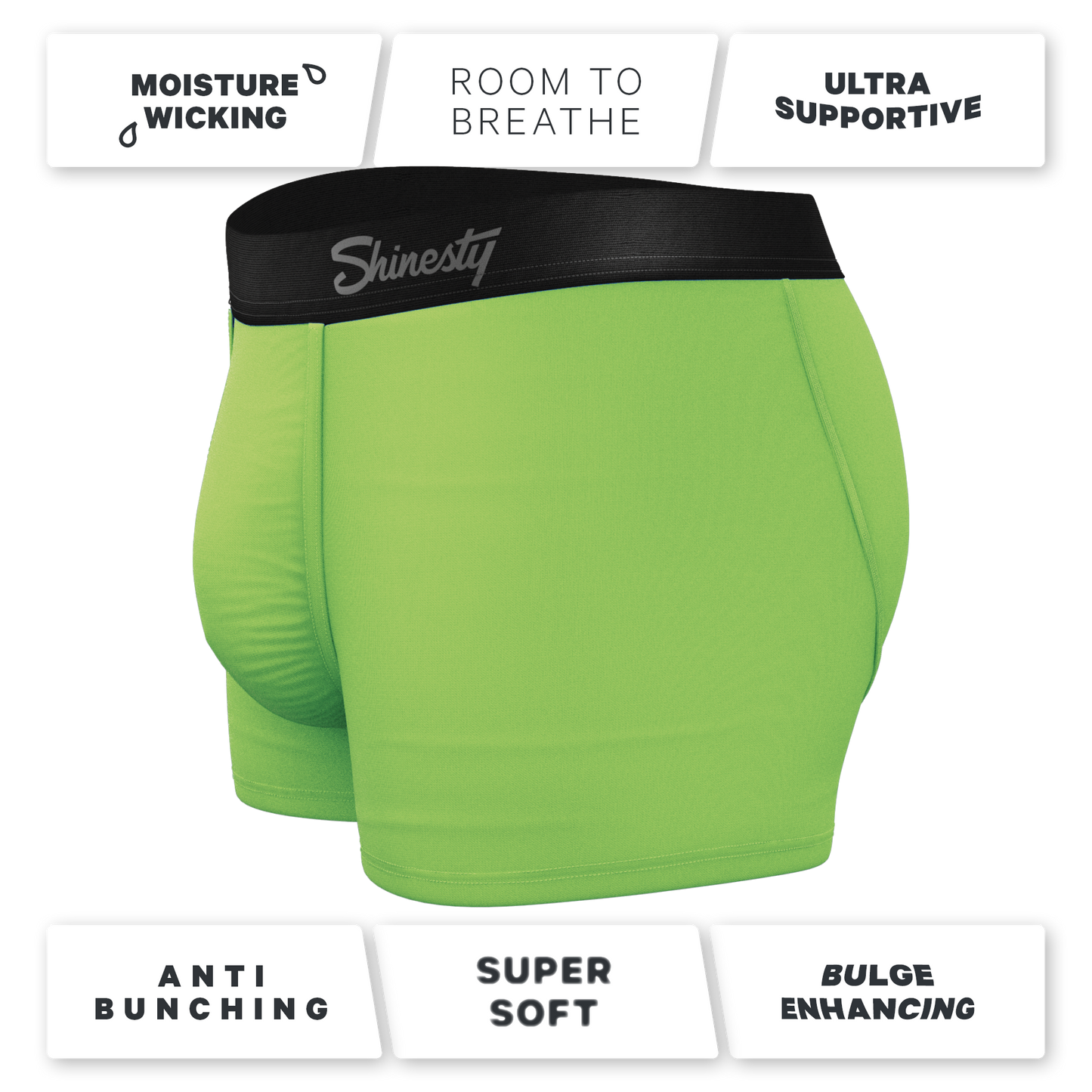 The Supernova | Bright Green Ball Hammock® Pouch Trunks Underwear