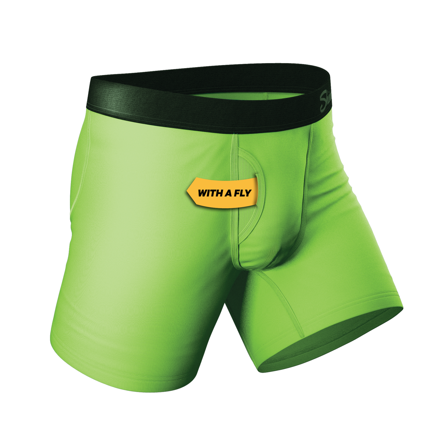 The Supernova | Bright Green Ball Hammock® Pouch Underwear With Fly