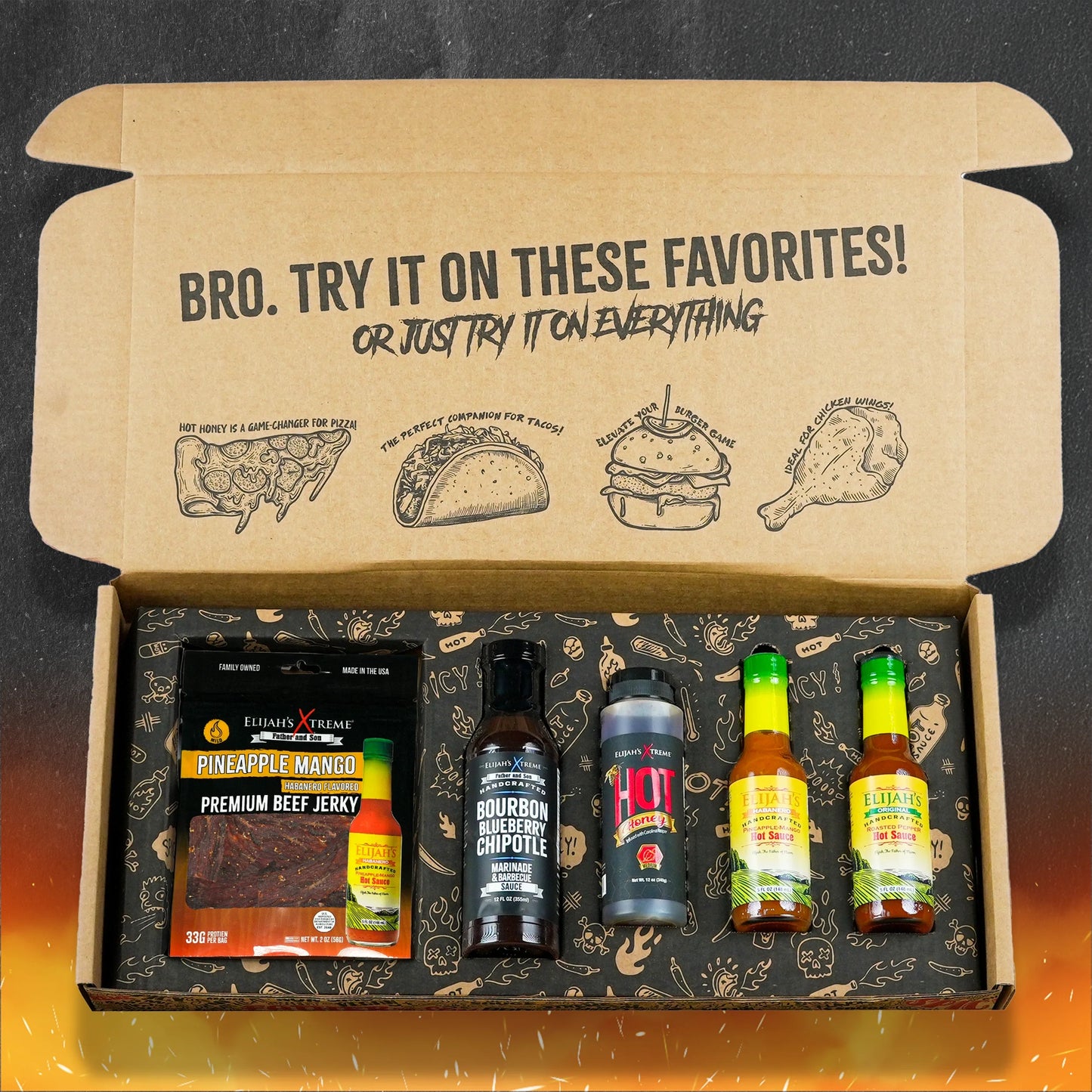 Sweet Heat Bro Box Ultimate Hot Sauce Gift Set