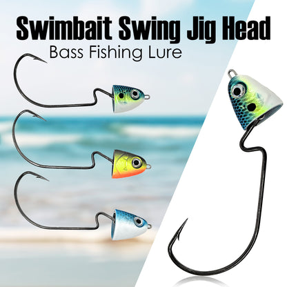 Reaction Tackle Tungsten Swing/ Swimbait Jig Heads