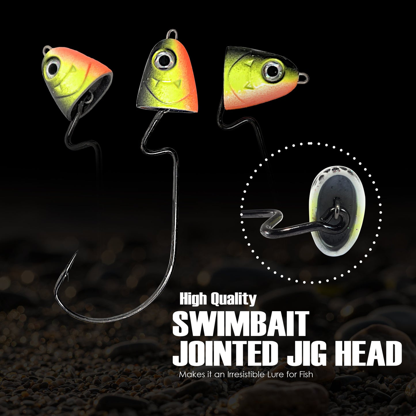 Reaction Tackle Tungsten Swing/ Swimbait Jig Heads