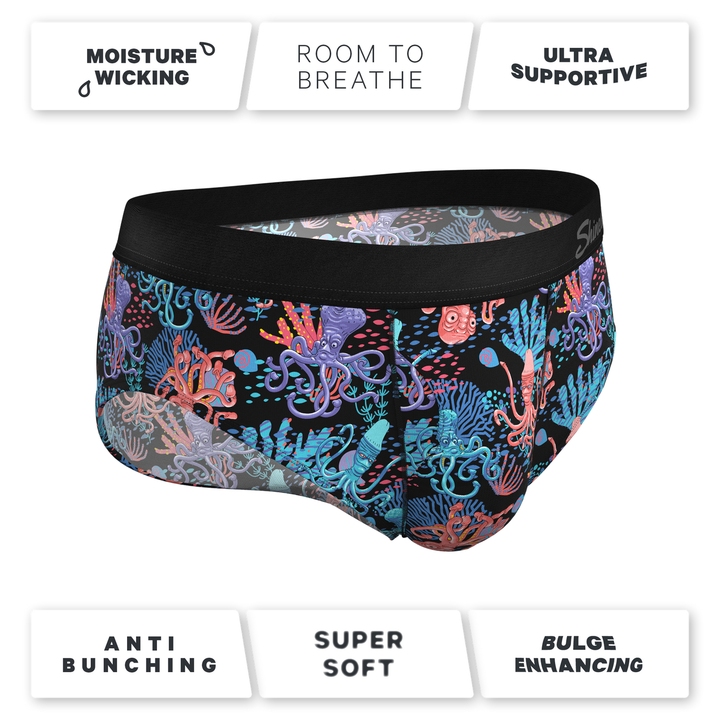 The Swollen Tentacles | Octopus Ball Hammock® Pouch Underwear Briefs