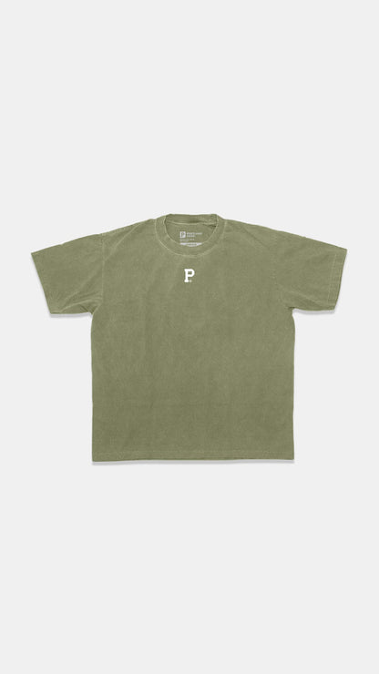 HeavyKnit Centerpiece Tee - Moss