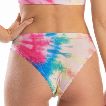 The Flower Child | Tie Dye Modal Bikini Underwear