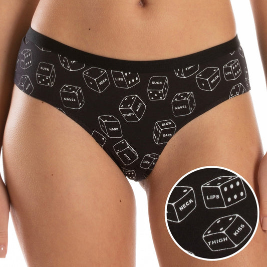 The Free For All | Glow In The Dark Dice Cheeky Underwear