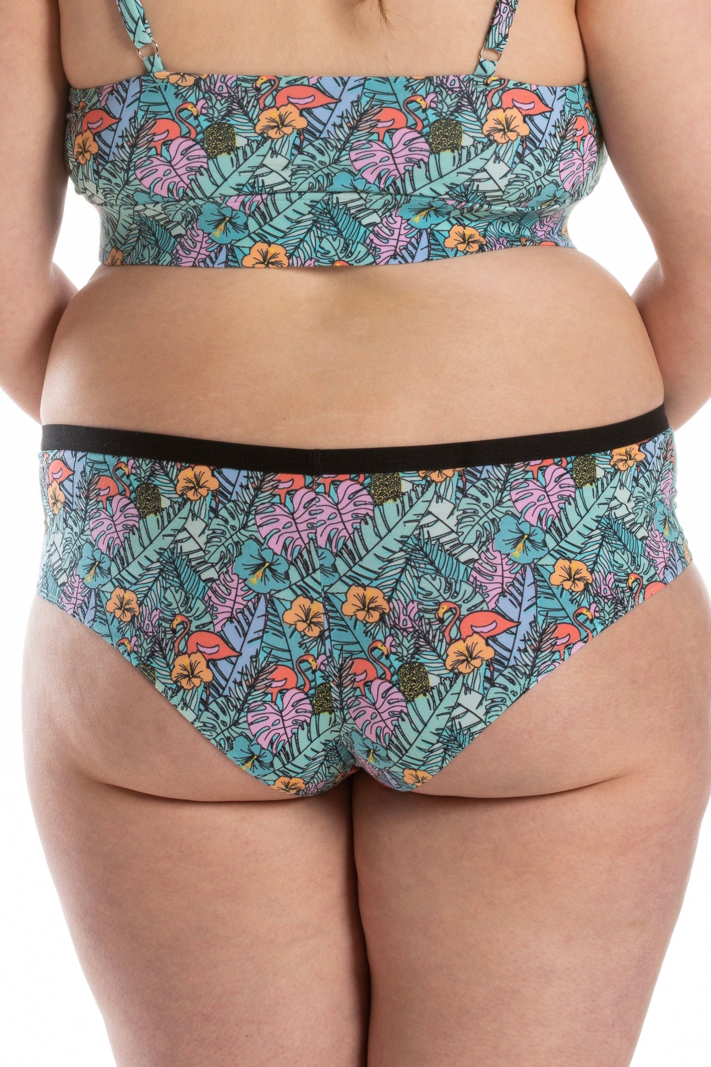 The Hot Tropic | Tropical Flamingo Cheeky Underwear