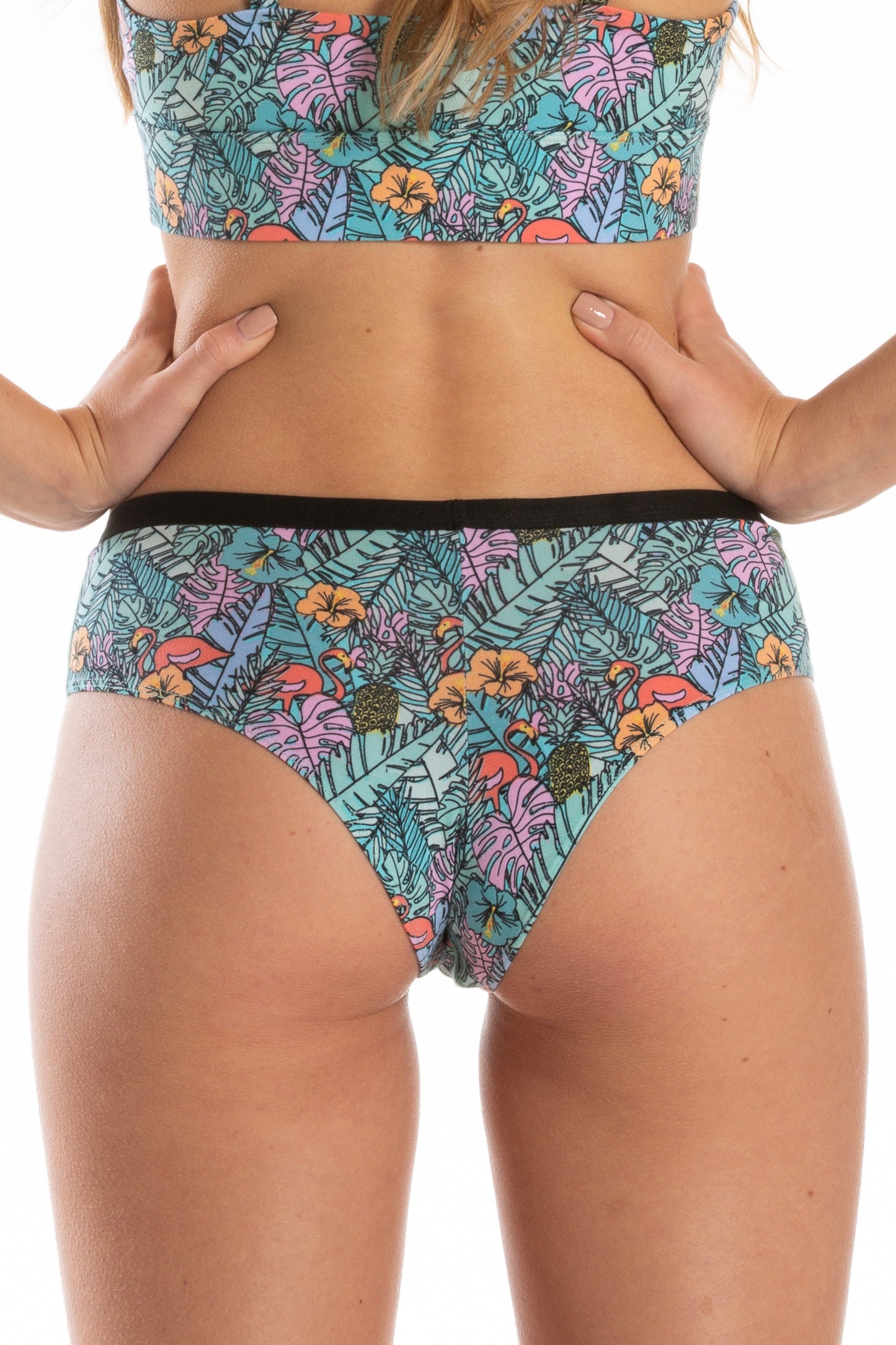 The Hot Tropic | Tropical Flamingo Cheeky Underwear