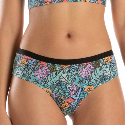 The Hot Tropic | Tropical Flamingo Cheeky Underwear