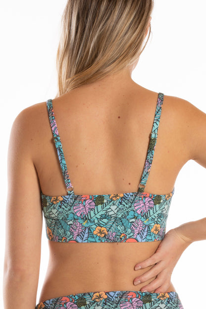 The Hot Tropic | Tropical Flamingo Bralette