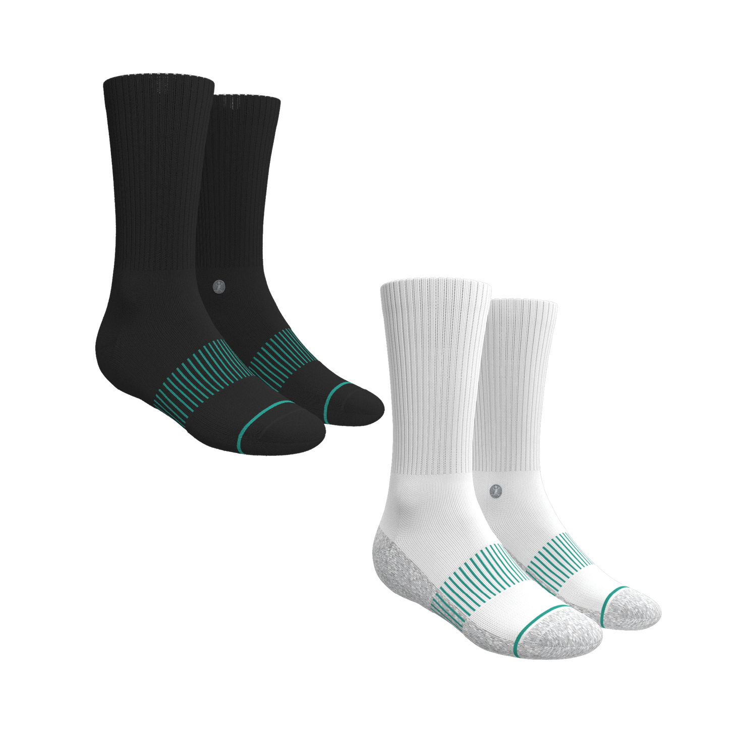 Solid and Pattern Mix Pack | Variety Heel Hammock™ Crew Socks 6 Pack