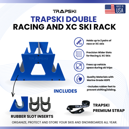 TRAPSKI DOUBLE Wide Stance Snowboard Rack