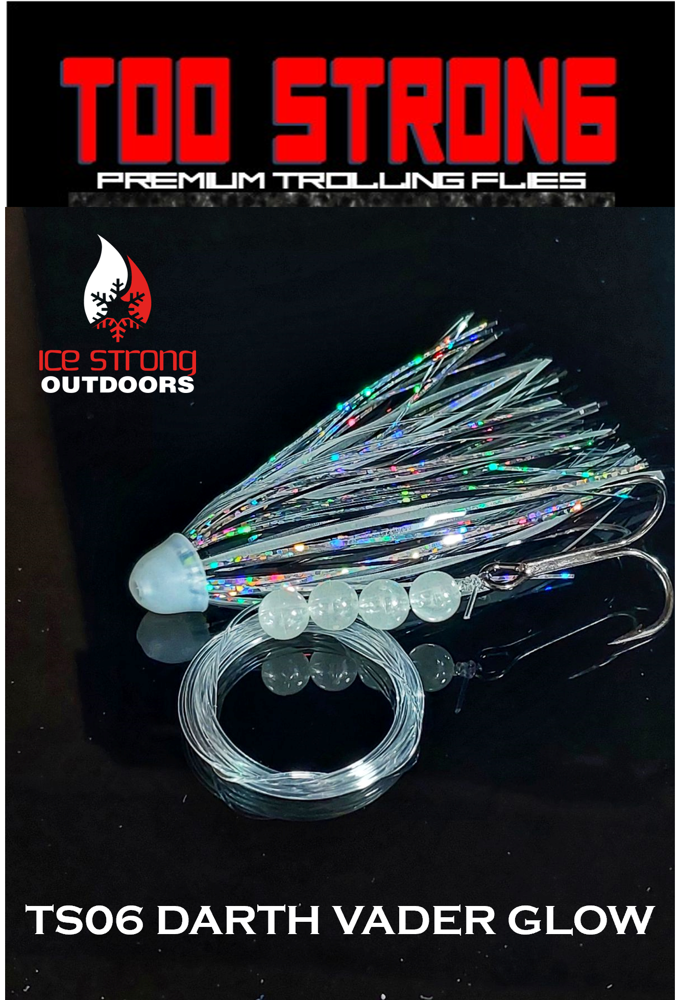 Too Strong Premium Trolling Flies - Fully Rigged