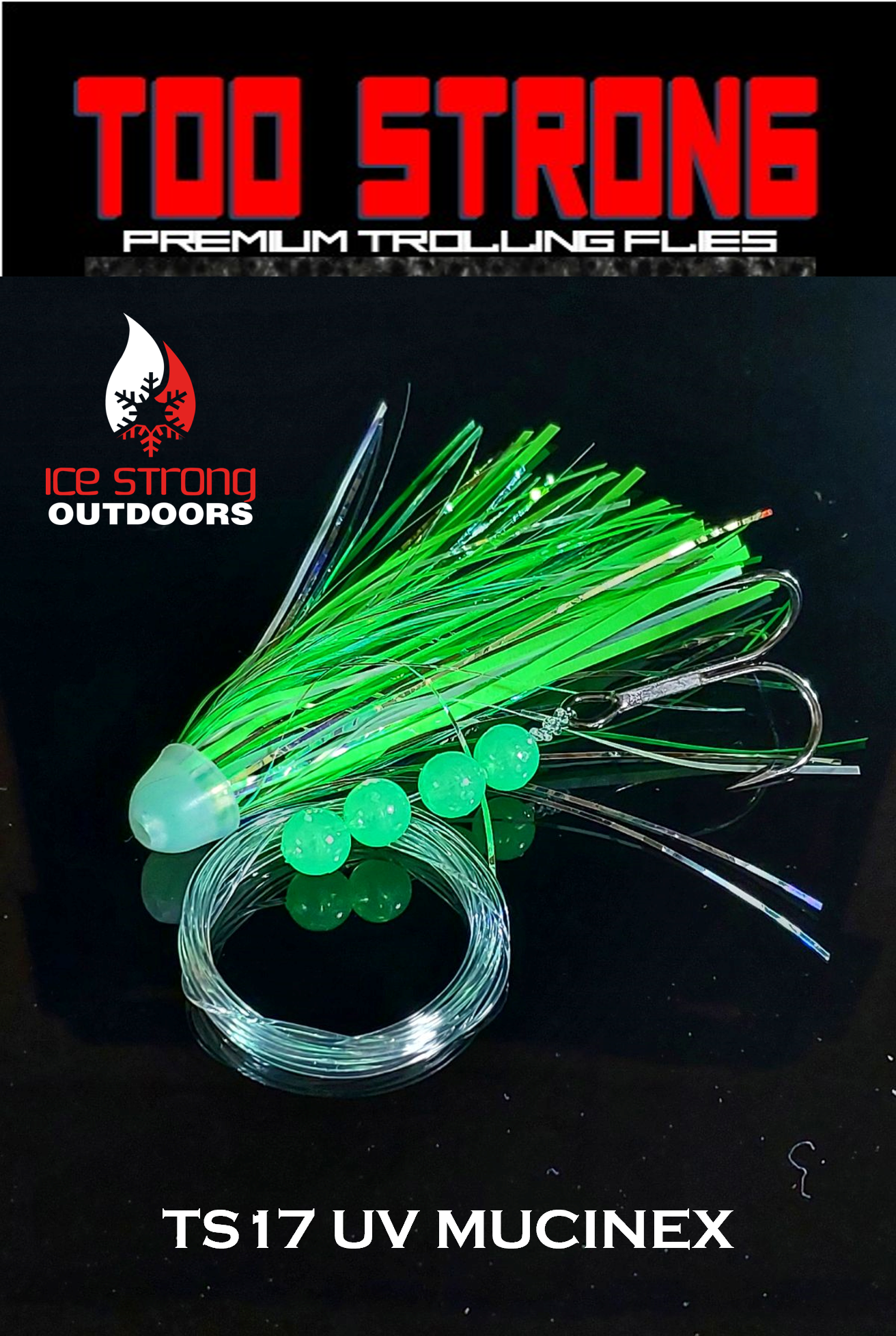 Too Strong Premium Trolling Flies - Fully Rigged