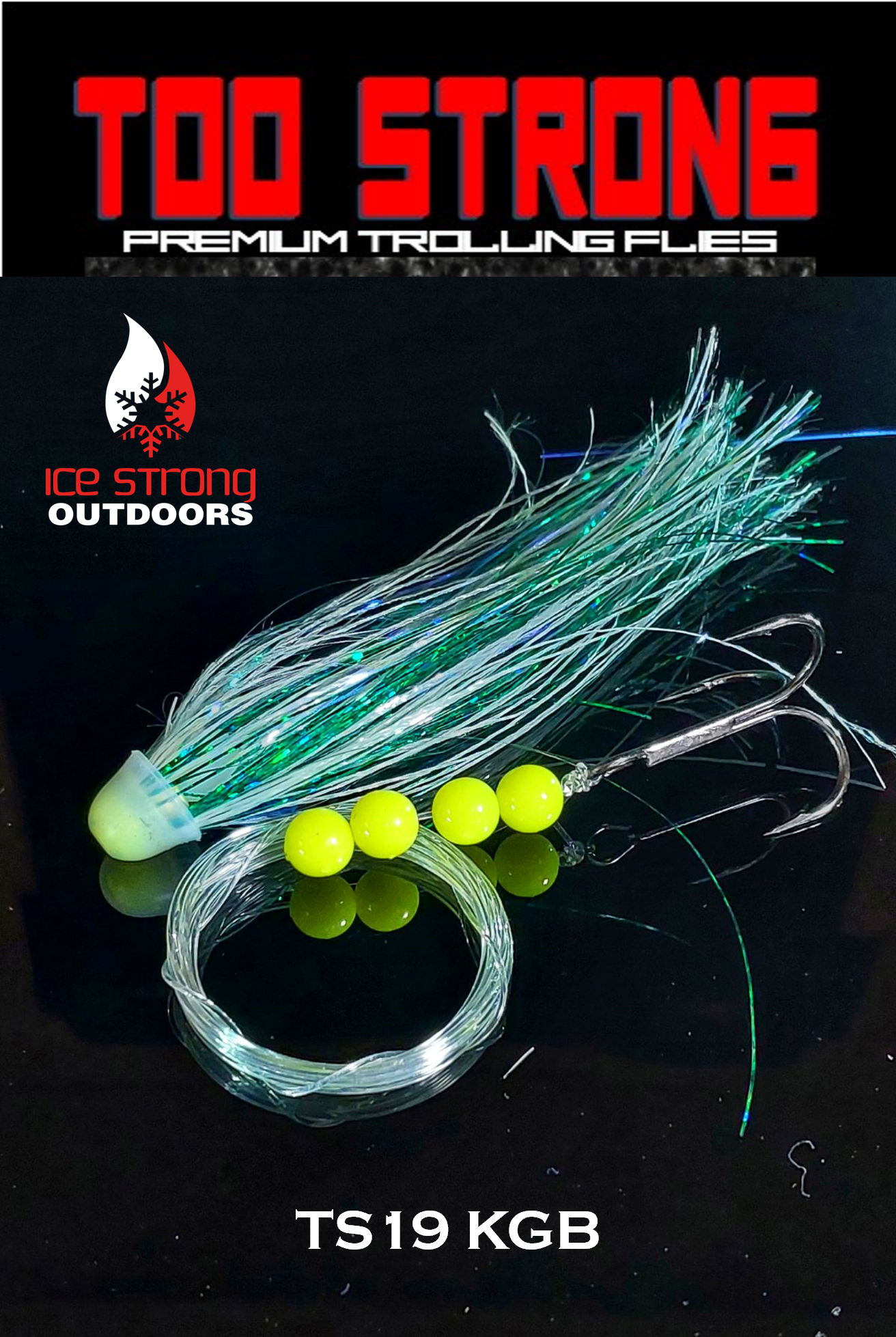 Too Strong Premium Trolling Flies - Fully Rigged