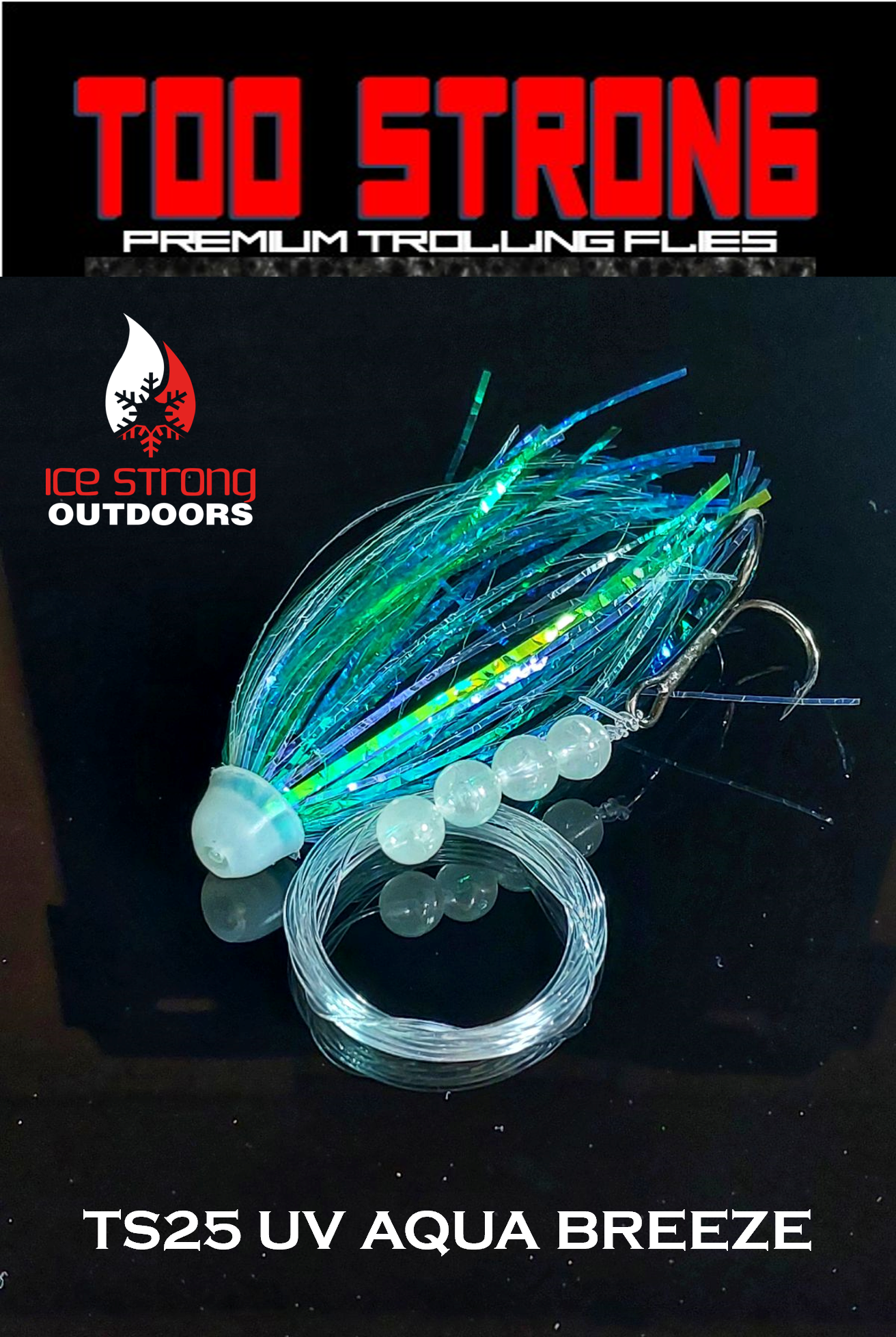 Too Strong Premium Trolling Flies - Fully Rigged