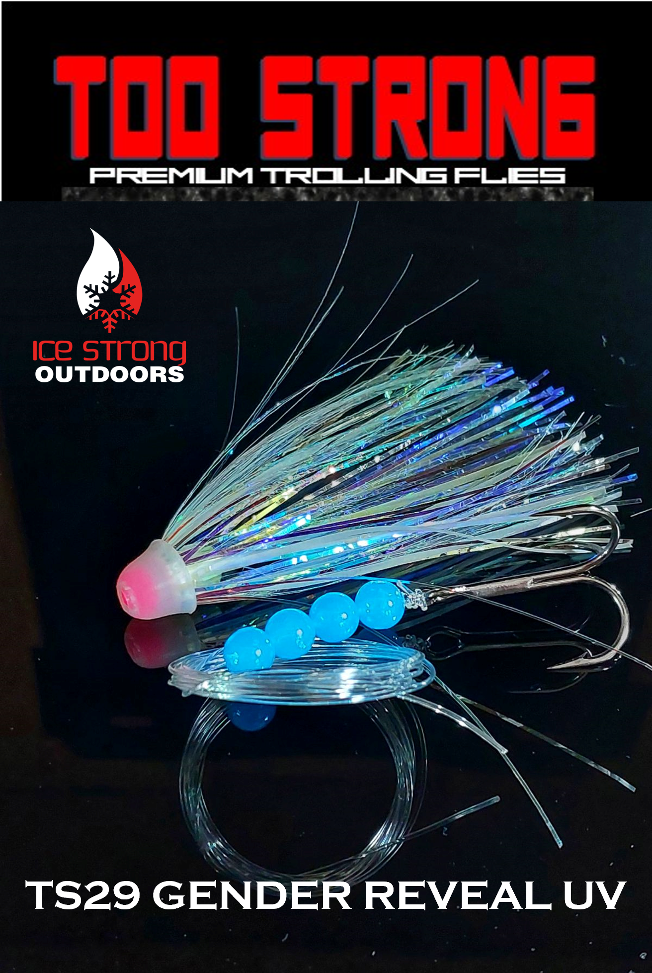 Too Strong Premium Trolling Flies - Fully Rigged