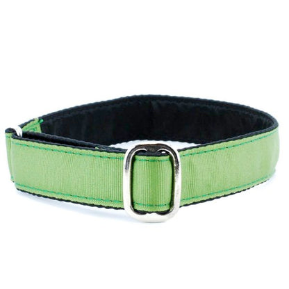 1″ Grosgrain Jingle Free Tag Dog Collar